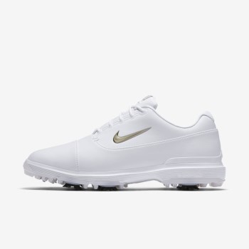 Nike Air Zoom Victory Pro - Férfi Golf Cipő - Fehér/Fehér/Szürke/Metal